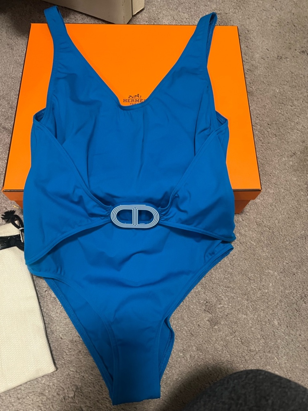 Hermes Body Suit / Swimsuit swimwear one piece Size FR 38: US 4-6 / Medium